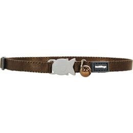 Red Dingo Obojek pro koťata 8 mm x 16-26 cm Hnědá