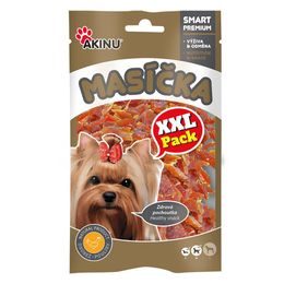 Akinu MASÍČKA Kuřecí proužky pamlsek pro psy XXL 90 g