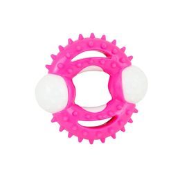 Akinu dental kruh STRONG NYLON pro psy růžový 10 cm