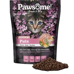 Pawsome! Fresh & Dry Junior Pute s krůtím masem 750 g