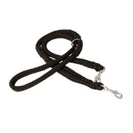 BAFPET Lanové přepínací vodítka pletené HUGO černá