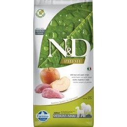 N&D PRIME Dog GF Wild Boar & Apple Adult Medium & Maxi 12 kg