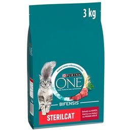 Purina ONE Bifensis Sterilcat s hovězím a pšenicí 3 kg