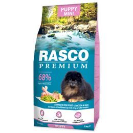 Rasco Premium Krmivo Puppy Mini kuře s rýží 1kg
