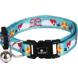 Flamingo Obojek kitten Arwen 15-25cm modrý