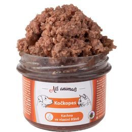 All Animals Kočkopes sklo kachna ve vlastní šťávě 200g