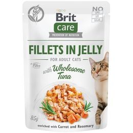 Brit Care Cat kapsička Fillets in Jelly with Wholesome Tuna 85 g