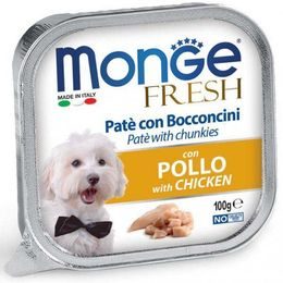 Monge FRESH paštika a kousky s kuřecím 100 g pro psy