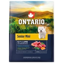 Ontario Krmivo Senior Mini Lamb & Brown Rice 2,25kg