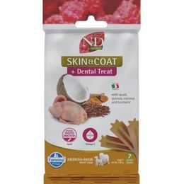 N&D QUINOA Dog Dental Snack Skin & Coat Quail Medium & Maxi 100 g