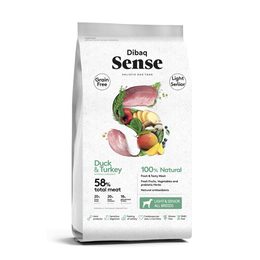 DIBAQ SENSE Grain Free Duck&Turkey Light&Senior 12 kg