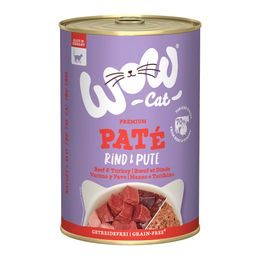 WOW Cat Konzerva Paté Hovězí s krocanem Adult 400g