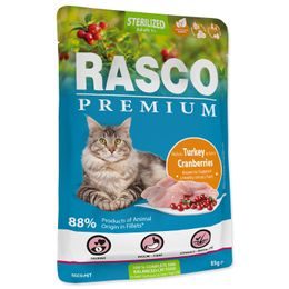 Rasco Premium Kapsička Sterilized krůta s brusinkou 85g