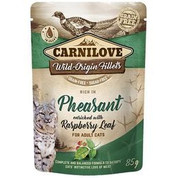 Carnilove Cat kapsička Rich in Pheasant Enriched with Raspberry Leaves 85 g