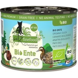 Catz finefood Konzerva CF Bio No.505 s kachním masem 200 g