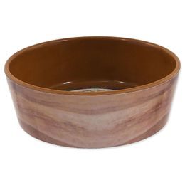 Dog fantasy Miska vzor dřevo hnědá 12,5cm 300ml
