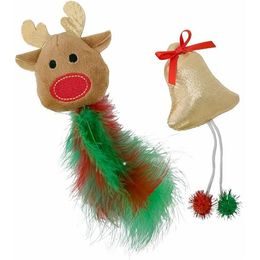 Nobby Hračka cat Moose&Bell 2ks 18cm