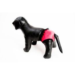 Samohýl Exclusive Hárací kalhotky "Gina" červené s krajkou 18 cm