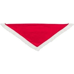 Trixie Xmas NECKERCHIEF - vánoční sametový šátek, 55 cm, červená