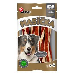 Akinu MASÍČKA Jehněčí twister pamlsek pro psy 75 g