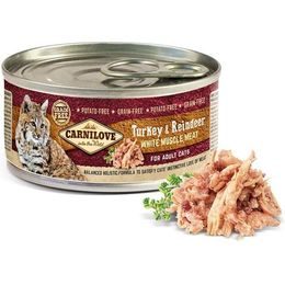 Carnilove Cat WMM konzerva Adult Turkey & Reindeer 100 g