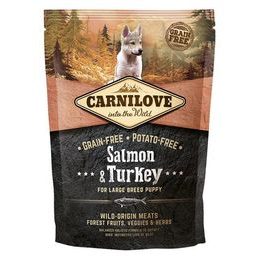 Carnilove Dog Puppy Salmon & Turkey Large Breed Grain Free 1,5 kg