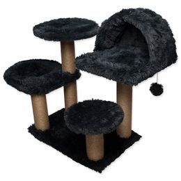 Magic Cat Škrabadlo/Odpočívadlo Milano černé 75x65x108cm