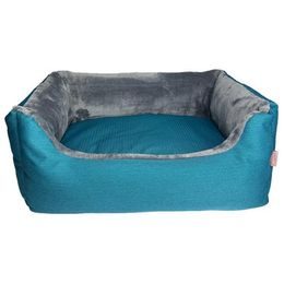 Samohýl Exclusive Pelech obdélník Adena tyrkys/šedá 80x60cm