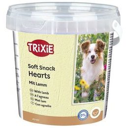 Trixie Soft Snack Happy Hearts srdíčka jehněčí s rýží kyblík 500 g