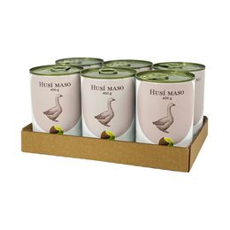 BOHEMIA 6x Husí maso ve vlastní šťávě 400g