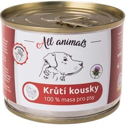 All Animals konzerva pro psy krůtí kousky 200g