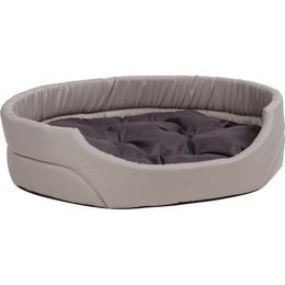Argi Pelech pro psa oválný s polštářem béžový 40 x 30 x 12 cm