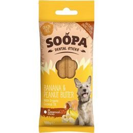 Soopa Pets Dentální tyčinky Soopa s banánem a arašídovým máslem 100 g