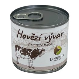 BOHEMIA Hovězí vývar s kousky masa 140ml