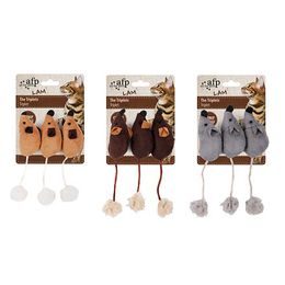 AFP Plyšová myška AFP Lamb 3 ks se šantou