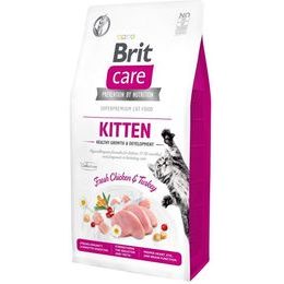 Brit Care Cat Grain-Free Kitten Healthy Growth & Development Chicken+Turkey 7 kg