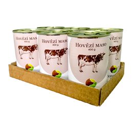 BOHEMIA 6x Hovězí maso ve vlastní šťávě 400 g