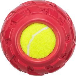 Trixie Tenisový míč v pneumatice ø 7.5 cm hračka pro psy přírodní guma