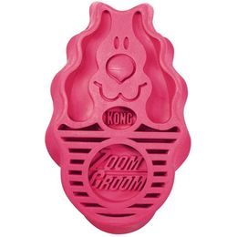 Kong Kartáč gumový ZoomGroom Raspberry růžový