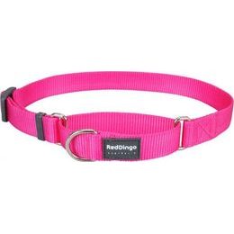 Red Dingo Obojek polostahovací 20 mm x 33-50 cm Tmavě Růžová