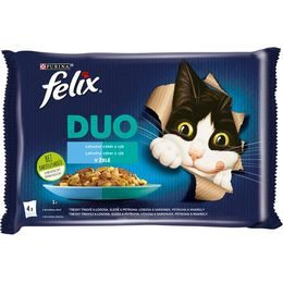 Felix Cat kapsička Fantastic DUO Multipack výběr z ryb 4x85 g