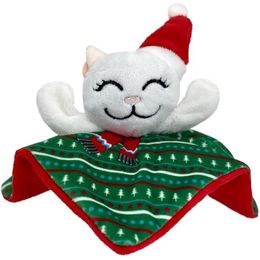 Kong Hračka vánoční Holiday Crackles Santa Kitty