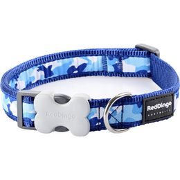 Red Dingo Obojek 12 mm x 20-32 cm Camouflage Navy
