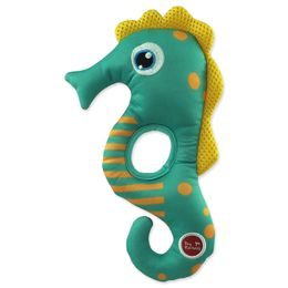 Dog fantasy Hračka Water Float mořský koník pískací a plovoucí zelená 22,5cm