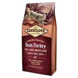 Carnilove Cat Adult Duck & Turkey Large Breed Grain Free 6 kg