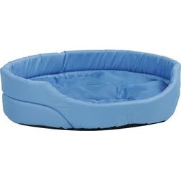 Argi Pelech pro zvířata oválný s polštářem modrý 40 x 30 x 12 cm