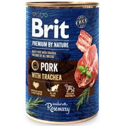 Brit Premium by Nature Dog konzerva Pork with Trachea 400 g