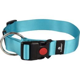 Flamingo Obojek nylon Ziggi tyrkysový 2x40-55cm