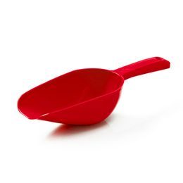 Lopatka na stelivo hluboká bez dírek Argi červená 30 x 11 x 7 cm