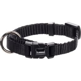 Flamingo Obojek nylon Ziggi černý XXS 1x15-25cm